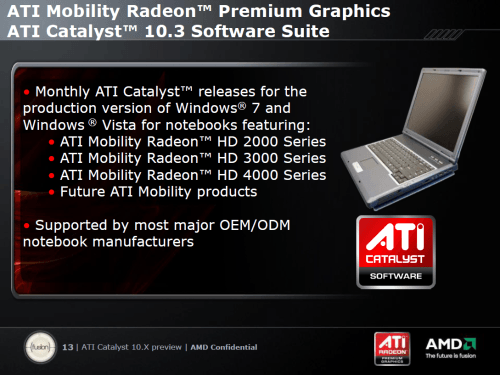 ATI Catalyst 10.2 & 10.3 Graphics Drivers ATI Catalyst 10.2 & 10.3 Graphics Drivers