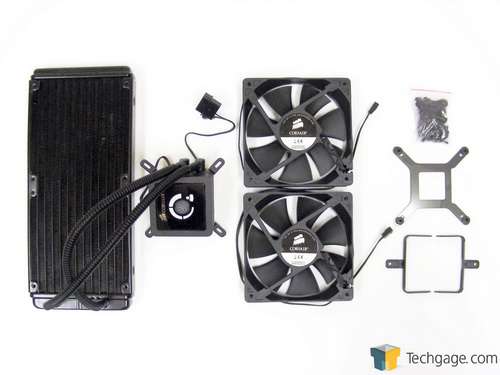 Corsair H100 Self-Contained Liquid CPU Cooler Corsair H100 Self-Contained Liquid CPU Cooler